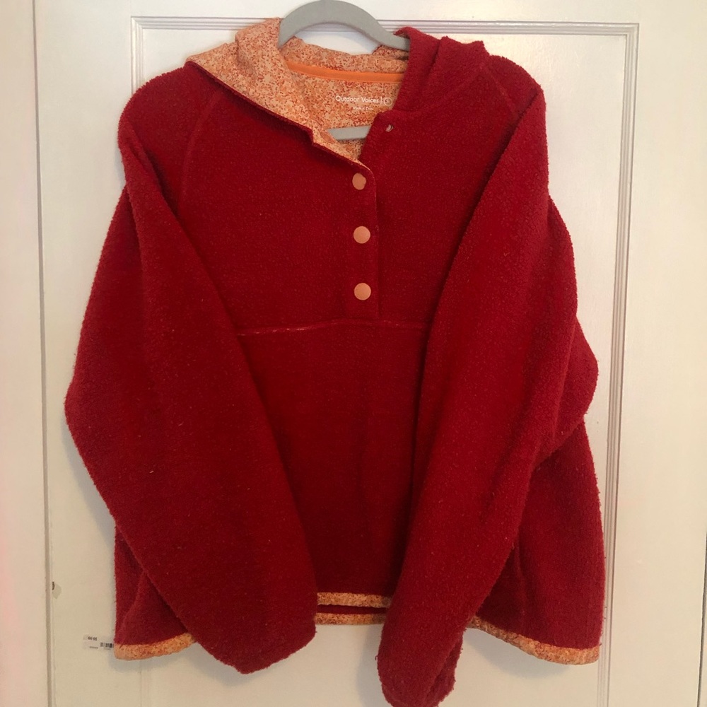 outdoor voices Goji berry Megafleece!!!!